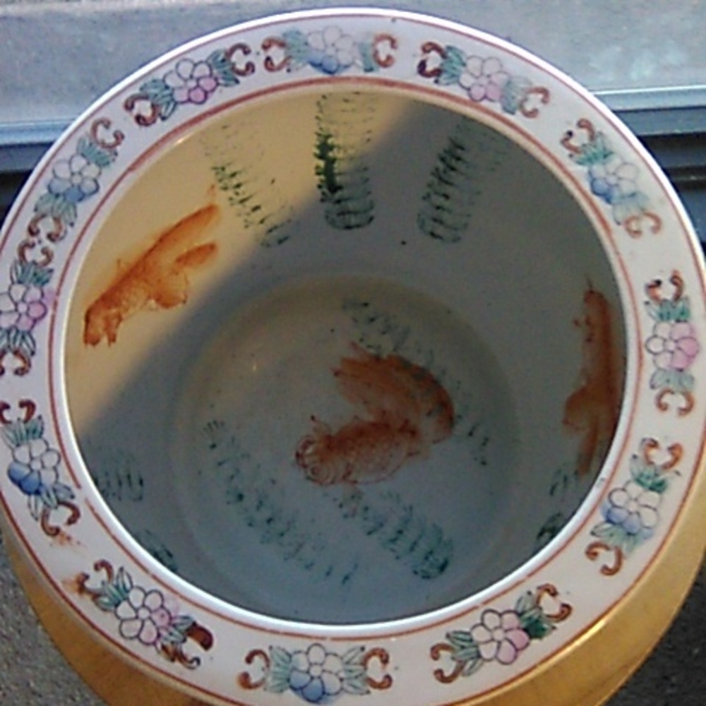 Vintage planter/fish bowl